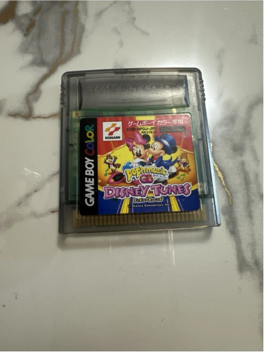 Pop'n Music GB Disney Tunes [Nintendo Game Boy Vintage] Rare- Japanese